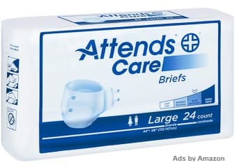 Buy Attends Care Poly Briefs Large on Amazon