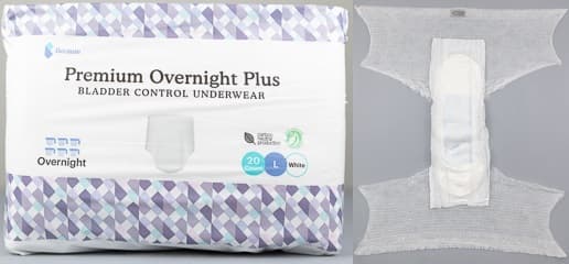Because Overnight Plus Large Underwear Review