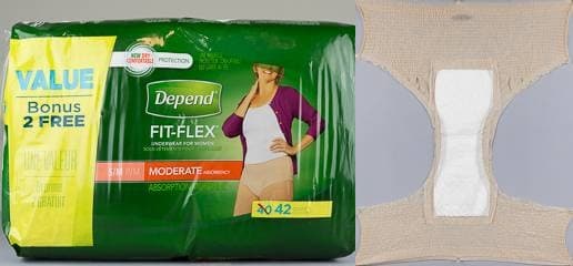 Depend Fit-Flex Moderate Women Small Medium Review