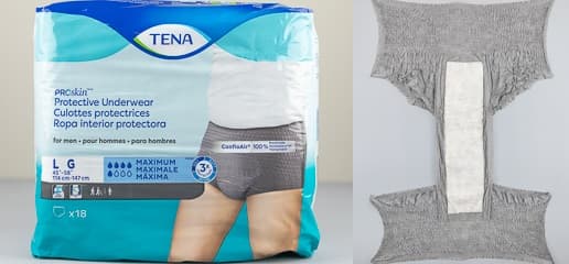 Tena Proskin Underwear for Men Adult Underwear Review