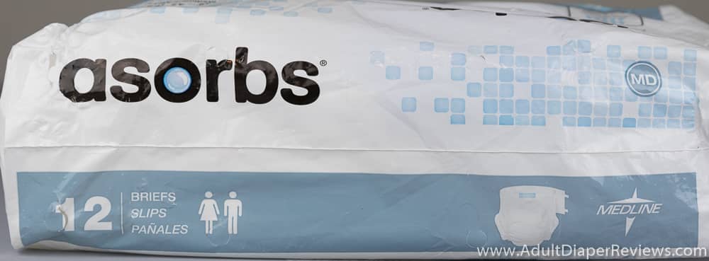 Medline Asorbs Adult Diaper Right