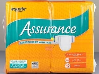 Equate Assurance Underwear
