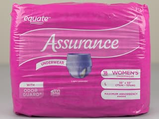 Assurance Equate Walmart Womens Underwear Large Review