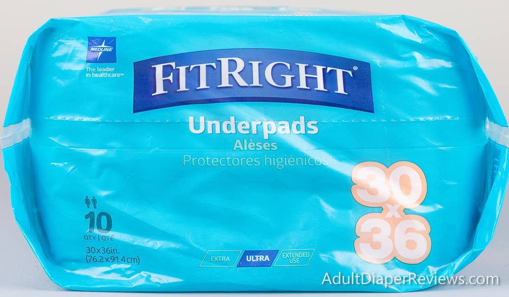 Fitright Medline Ultra Underpads Bottom