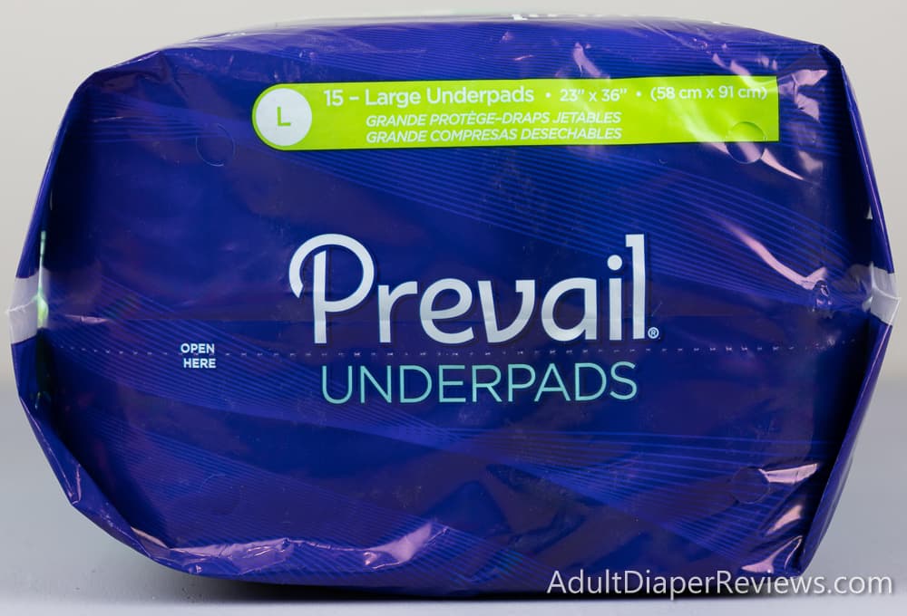 Prevail Underpads Large top old bag