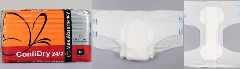 Pictures of the ConfiDry 24-7 Adult Diapers