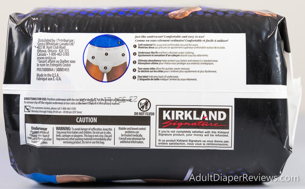 Costco Kirkland Underwear for Men Bag Left