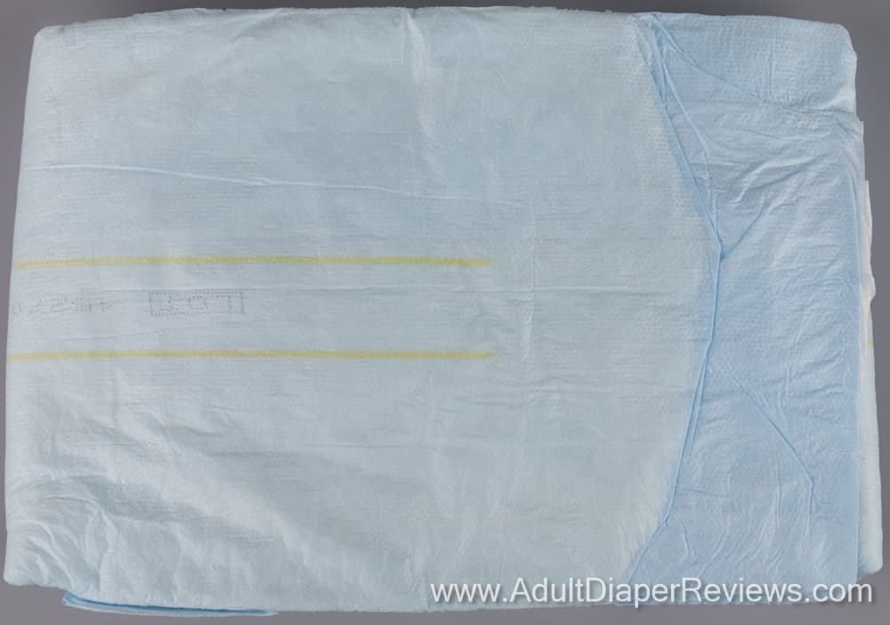 Folded Abena Delta Form M2 top of diaper 