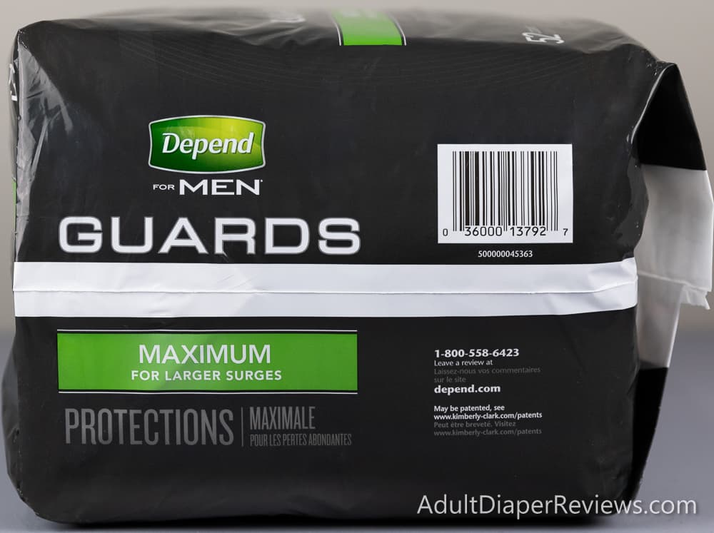 Depend Men Guards Maximum Bag Top