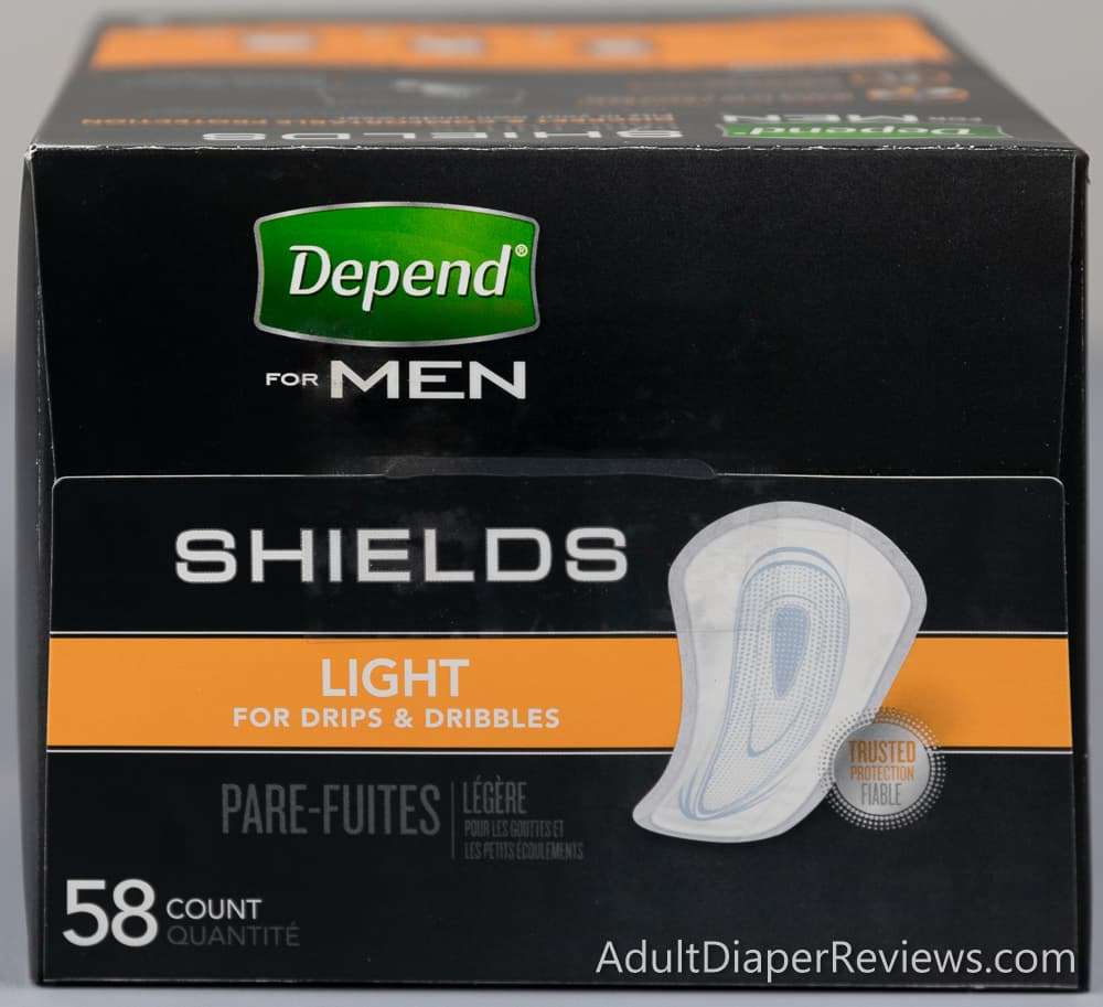 Depend Men Shields Light Bag Top