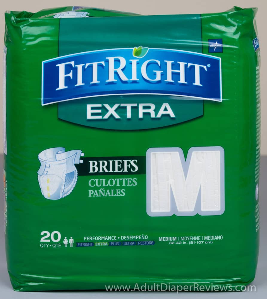 Fit Right Extra Briefs Medium