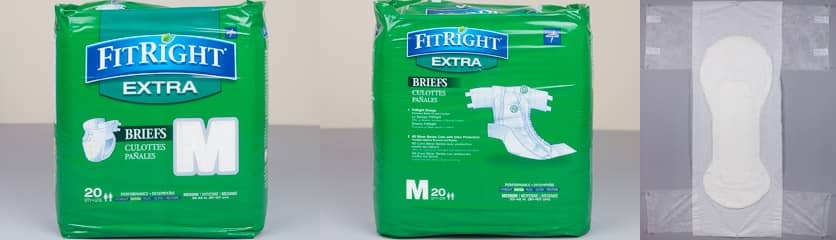 FitRight Extra size medium adult diaper review pictures