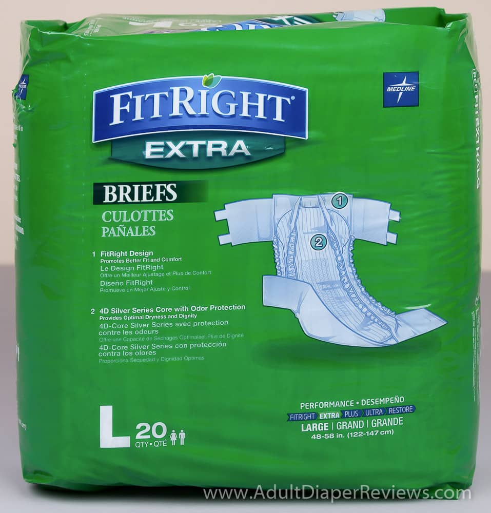 Product Review Fit Right Extra Briefs Large