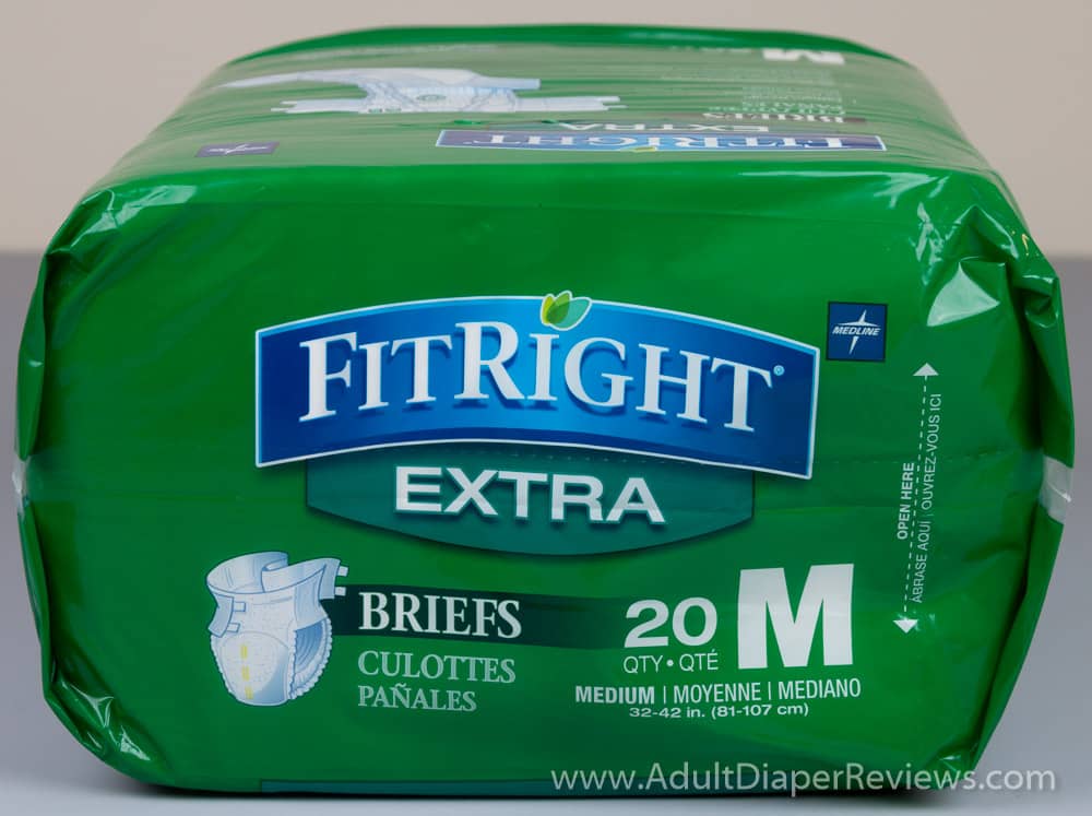 Fit Right Extra Briefs Medium Bag Top