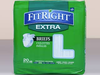 FitRight Extra briefs size large adult diaper review