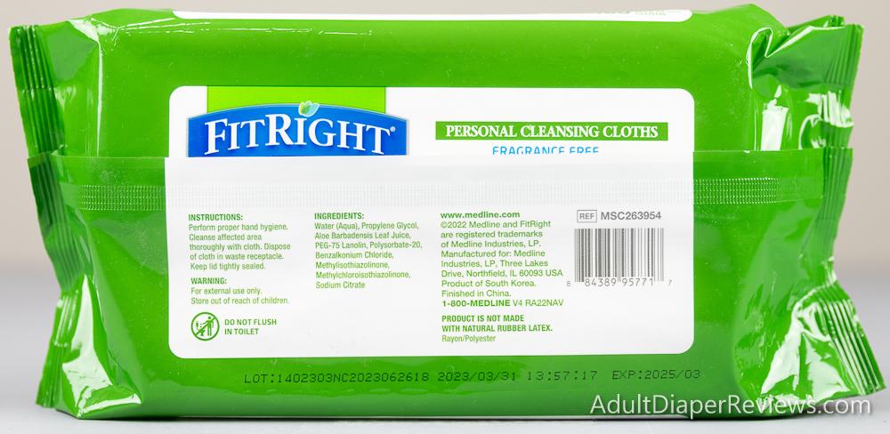 Fitright With Aloe Wipes Bottom Showing UPC