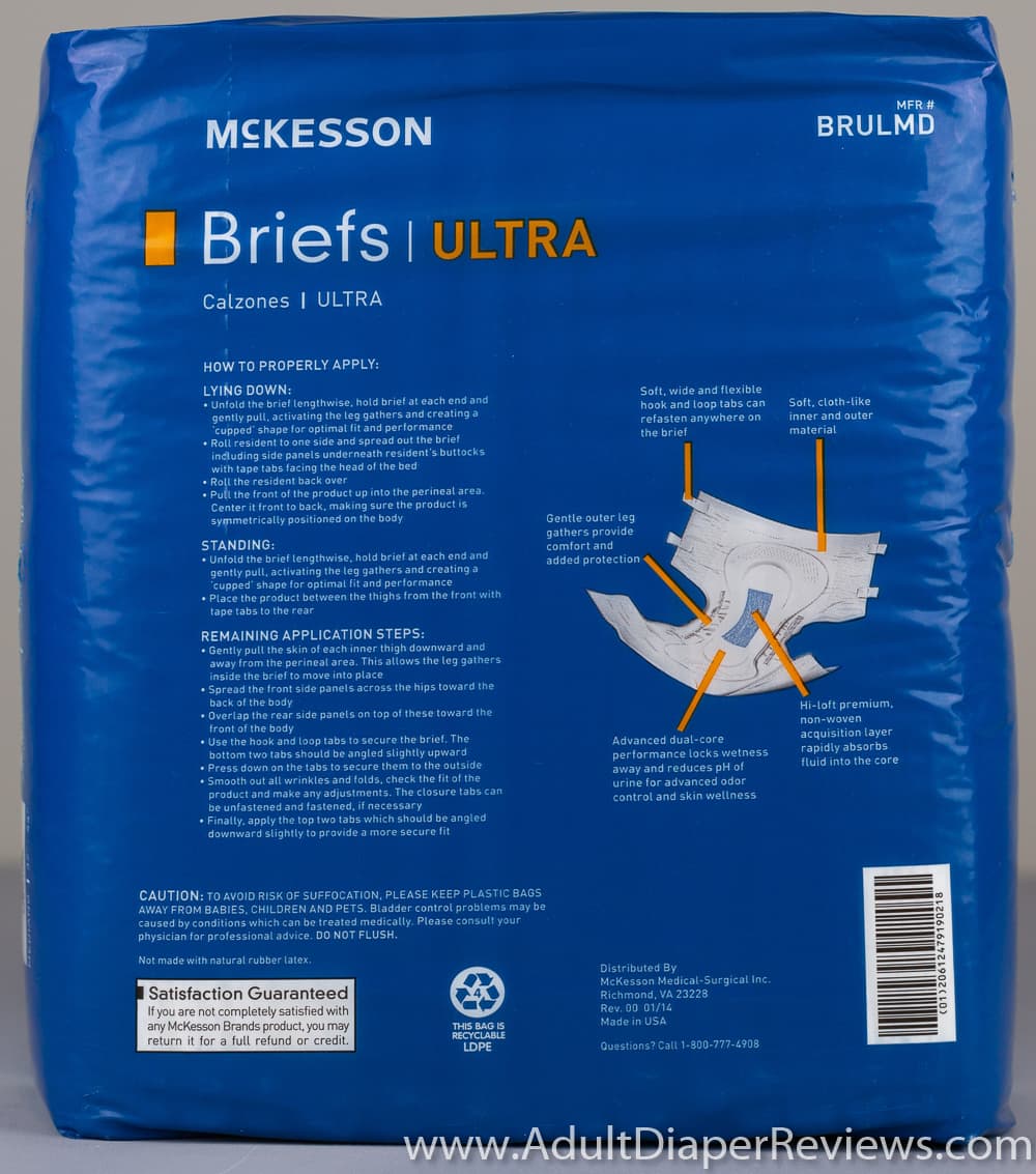 Product Review Mckesson Ultra Briefs Size Medium