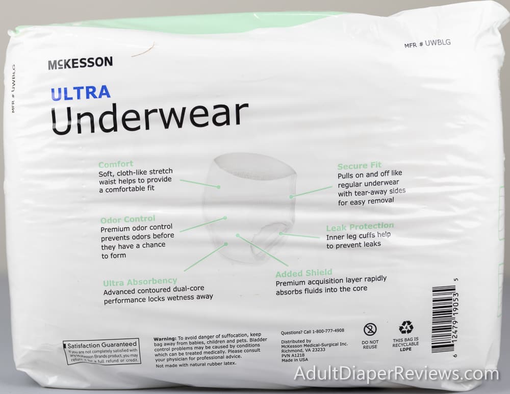 Product Review Mckesson Ultra Large Heavy Underwear