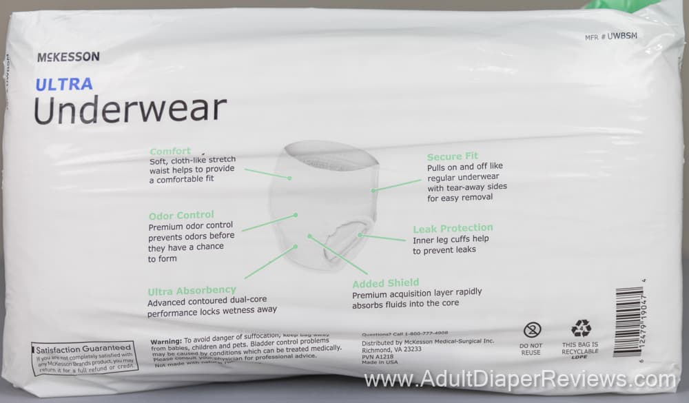 Product Review McKesson Ultra Underwear Small