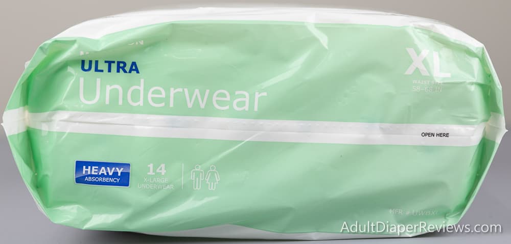 Mckesson Ultra XL Heavy Underwear Bag Top