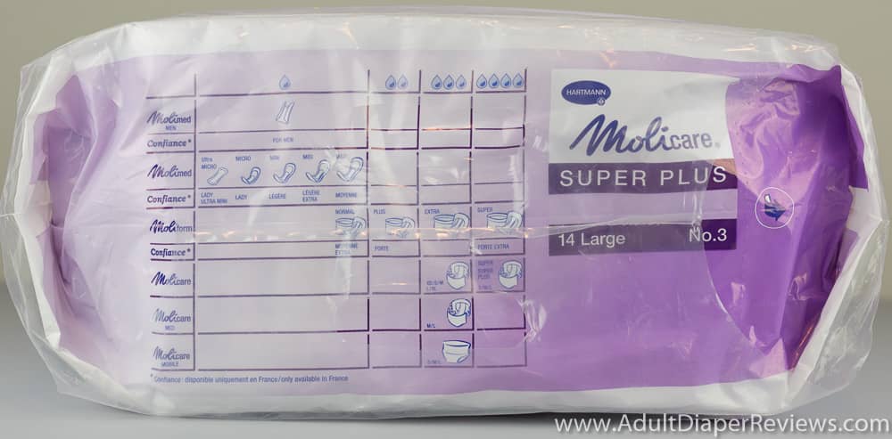 Molicare Super Plus Large Adult Diaper Top