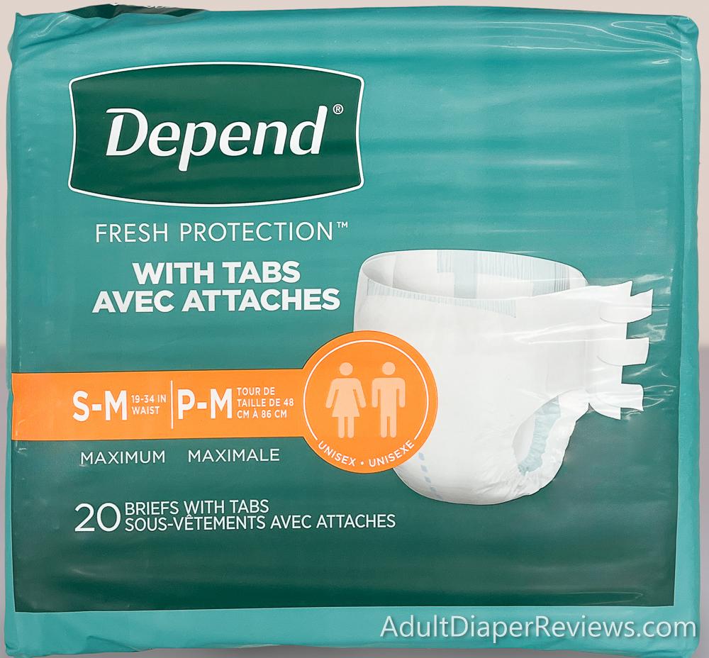 New Depend Protection With Tabs Medium