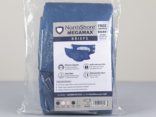 Northshore MegaMax Briefs Large Blue adult diaper review