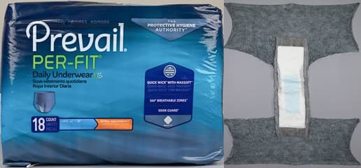 Prevail Per-fit Daily Underwear Mens Extra Absorbency Large