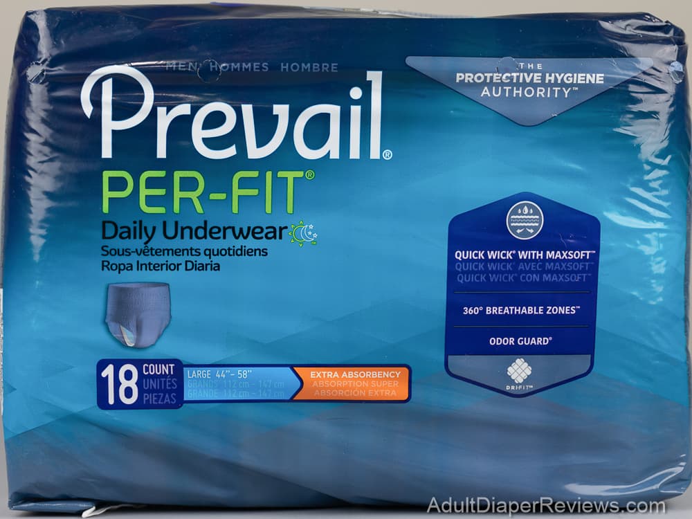 Prevail Per-fit Daily Underwear Mens Extra Absorbency Large