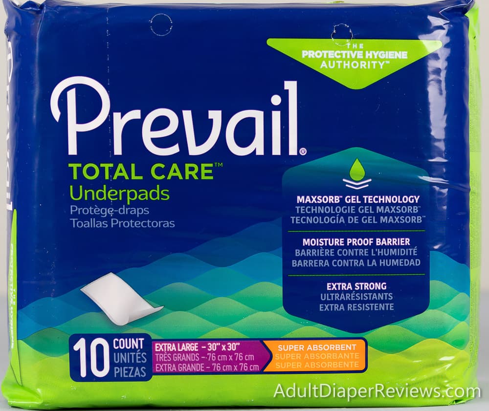 Product review Prevail Total Care Underpads Extra Large