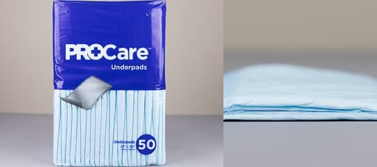 ProCare Underpads Light Absorbency Review