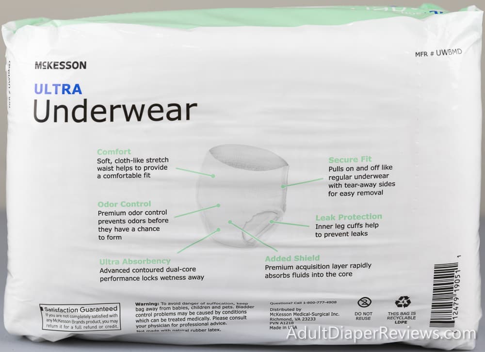 Product Review Mckesson Ultra Medium Heavy Underwear