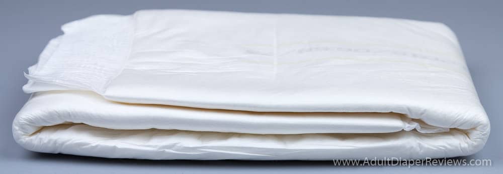 Seni Super Quatro Adult Diaper Folded Showing Thickness