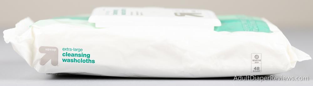 Target Extra Large Cleansing Wipes Bag Top