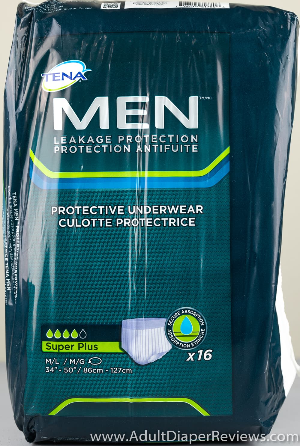 Product Review Tena Men Super Plus Medium Large Underwear