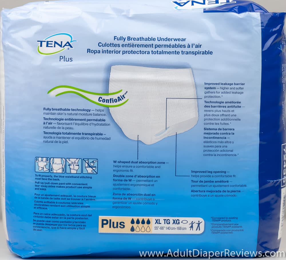 Product Review Tena Plus Underwear XL