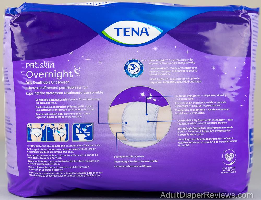 Review Tena Proskin Overnight Underwear Super Medium