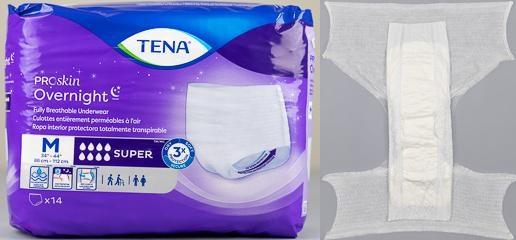 Tena Proskin Overnight Underwear Super Medium