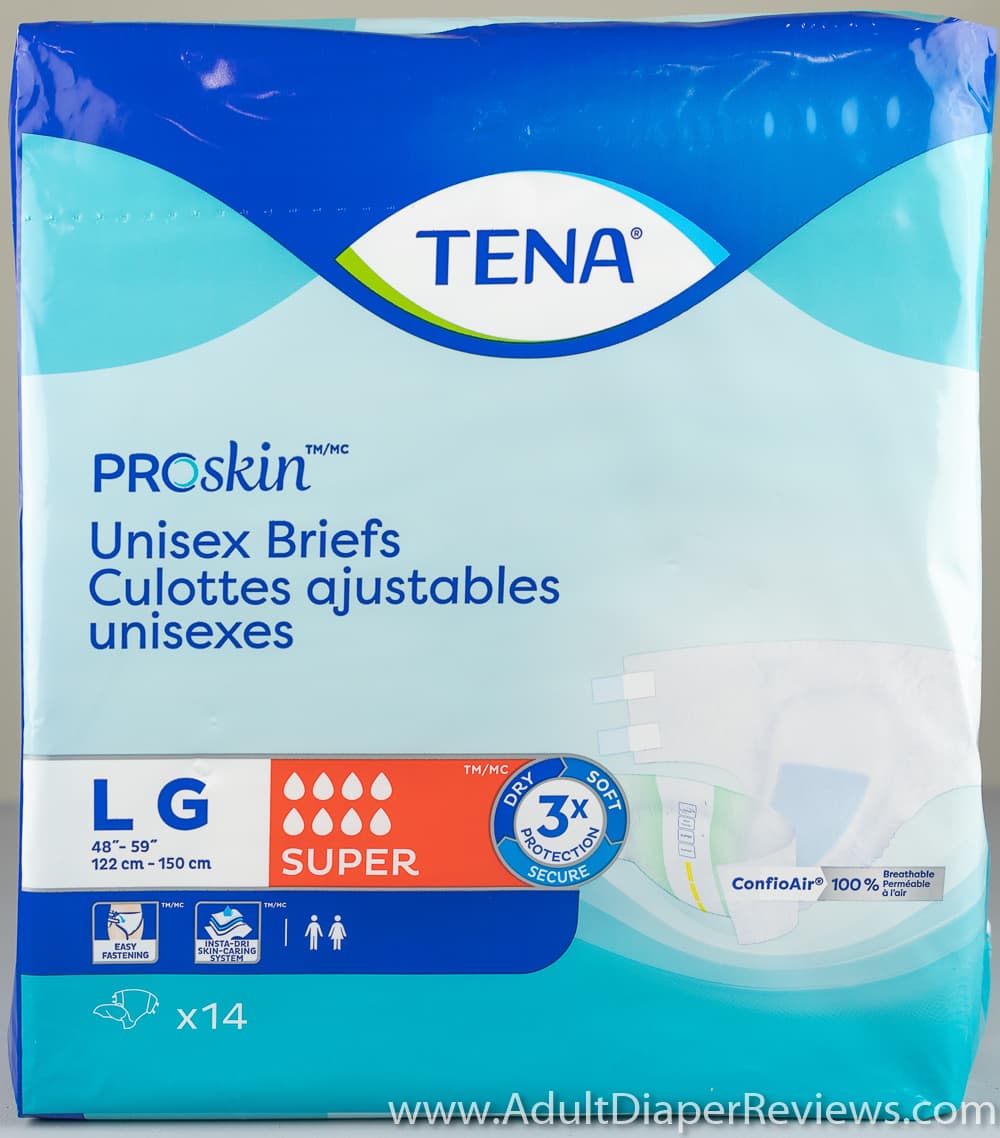 Product Review Tena Super Proskin Large