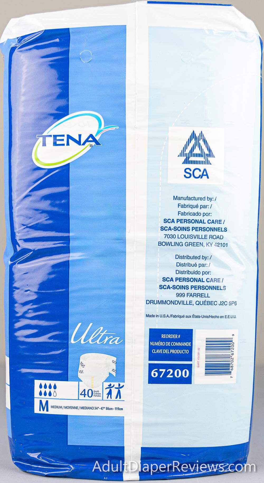 Tena Ultra Medium Bag of 40 Diapers UPC 768702672009