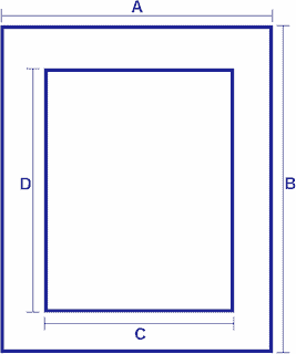 Underpad measurement diagram