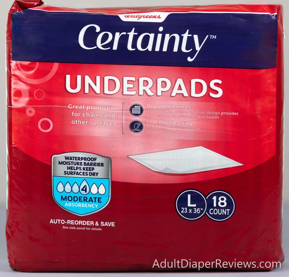 Product Review Walgreens Certainty Underpads Large Information